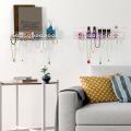 Storage with 12 Hooks Clear Acrylic Wall Mounted Jewelry Hangers