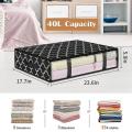 Under Bed Storage Containers, Foldable Clothes Storage Box, 2 Pcs