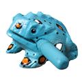 Wooden Frog Percussion Instrument Percussion Musical Blue