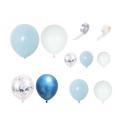 Blue Macaron Balloon Garland Arch Kit Birthday Party Decor