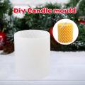 Round Shape Candle Silicone Mould Diy Aromatherapy Candles Mold Short