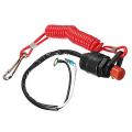 Boat Motor Emergency Kill Stop Switch for Yamaha with Safety Tether