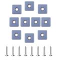 16pcs Furniture Sliders 40mm Furniture Leg Protectors with Screws