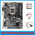 Motherboard 8xpcie Usb Adapter+cpu+4pin Ide to Sata Cable+sata Cable