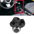 Car 6-speed Manual Lever Gear Shift Knob Dust Cover for Mini Cooper