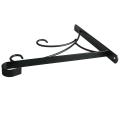 11.8 Inch Heavy-duty Outdoor Hand-forged Plant Hook Bracket Durable