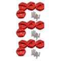 Aluminum Alloy 12mm Combiner Wheel Hub Hex Adapter Upgrades,red