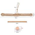 Hemp Rope Toilet Paper Holder Wall-mounted for Home Bathroom Decor