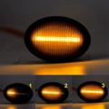 2pcs Led Dynamic Side Marker Lights Turn Signal Blinker Lamps