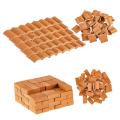 200pcs Mini Bricks&roof Tiles Model Building Set