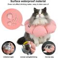 Cat Cone Collar Cute Waterproof Collar Anti-bite Healing (l Pink)