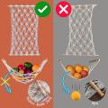 Macrame Fruit Hammock for Kitchen Under Cabinet - Fruit Holder Net