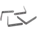 125x75mm L Shape Stainless Steel Shelf Corner Brace Angle Bracket
