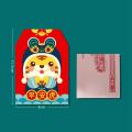 9pcs Chinese Red Envelopes Year Tiger for Spring Festival Supplies, D