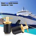 2 Pieces T-handle Drain Plug Twist-turn Marine Boat Drain Plugs