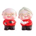 Old Man and Old Lady Baking Cake Decoration Birthday Cake Decoration