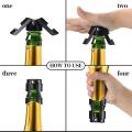 8 Pack Reusable Champagne Stoppers Sealer Stopper for Champagne