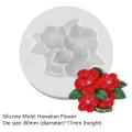 3d Three-dimensional Silicone Mold Diy Fondant Mold (hawaiian Flower)
