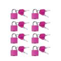 8 Pack Locks Small Padlock with Key Luggage Gym for Outdoor School C