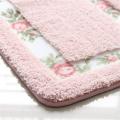 Pastoral Style Bath Carpet Rectangle Carpets Floor Decor (40x60cm) A