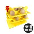 3 Layers Round Egg Tray Bracket Decorative Silicone Mould for Resin