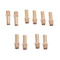 5pcs 8mm Air Gas Pipe Hose Barb 1/8" Pt Male Thread Joints Fittings