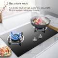 4 Pieces Metal Knob Gas Cooker Stove Knobs for The Kitchen 6mm