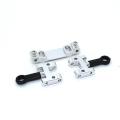 For Wpl D12 1/10 Rc Car Metal Upper Swing Arm Set Accessories,silver
