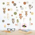 Cartoon Forest Animal Wall Sticker for Children's Room Decoration