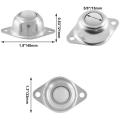 8 Pcs 5/8 Inch Roller Ball Transfer Bearings for Furniture Wheelchair