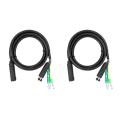 2x 9 Pin Conversion Line Waterproof Connector Motor Cable 160cm
