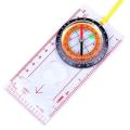 Baseplate Ruler Compass Map Scale Magnifier with Strap Ocomp7198