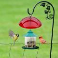 Protective Dome Cover for Hanging Bird Feeders Red