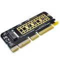 5pcs M.2 Nvme Adapter M.2 M2 Nvme Pcie to M2 Adapter Expansion Card