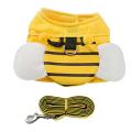 Yellow Vest Chest Strap Wings Backpack Design Small Pet Supplies F