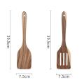 Musowood Teak Solid Wood Special Cooking Spatula for Kitchen Spatula