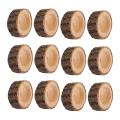 12pcs Wooden Candle Holder,for Wedding Party for Table, Home Decor