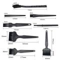 16 Plastic Handle Anti Static Brushes Small Spaces Cleaning Brushes