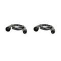 9 Pin Wheel Hub Motor Cable 60cm Ebike Motor Extension Cable,2pc