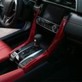 Center Consoles Interior Gear Shift Panel for 10th Gen Honda Red