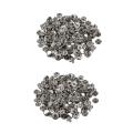 50 Set Metal No Sewing Press Studs Buttons Snap Fastener Popper 10mm