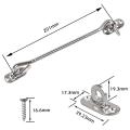 2 Pcs Cabin Hook (8 Inch) with Screws - for Shutter Shed Window