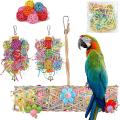 Bird Chewing Toys, 5 Pack for Small and Medium Parakeets Macaw