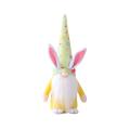 Easter Faceless Gnome Rabbit Doll for Spring Party Decor for Home-c