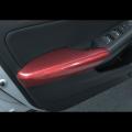 4pcs Carbon Red Car Door Armrest Panel Frame for Honda Civic 2022