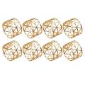 8 Pcs Of Round Mesh Napkin Ring Holder,for Casual Or Formal Occasions