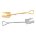 Dessert Spoons Set Shovel Shaped Stainless Steel Spoons ,a