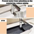 3pcs Silicone Faucet Handle Drip Catcher Tray-sink Splash Guard