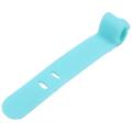 4pcs Silicone Strap Earphone Storage Tape Power Line Cable Green