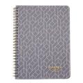 A5 2022 English Version Schedule Notebook Office Supplies Gray